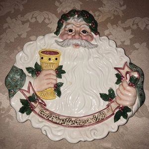 NWOT Santa Clause Plate